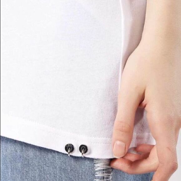 🆕 DIESEL Bright White T-Wessy-O Maglietta Claw Printed Shirt - Picture 5 of 11